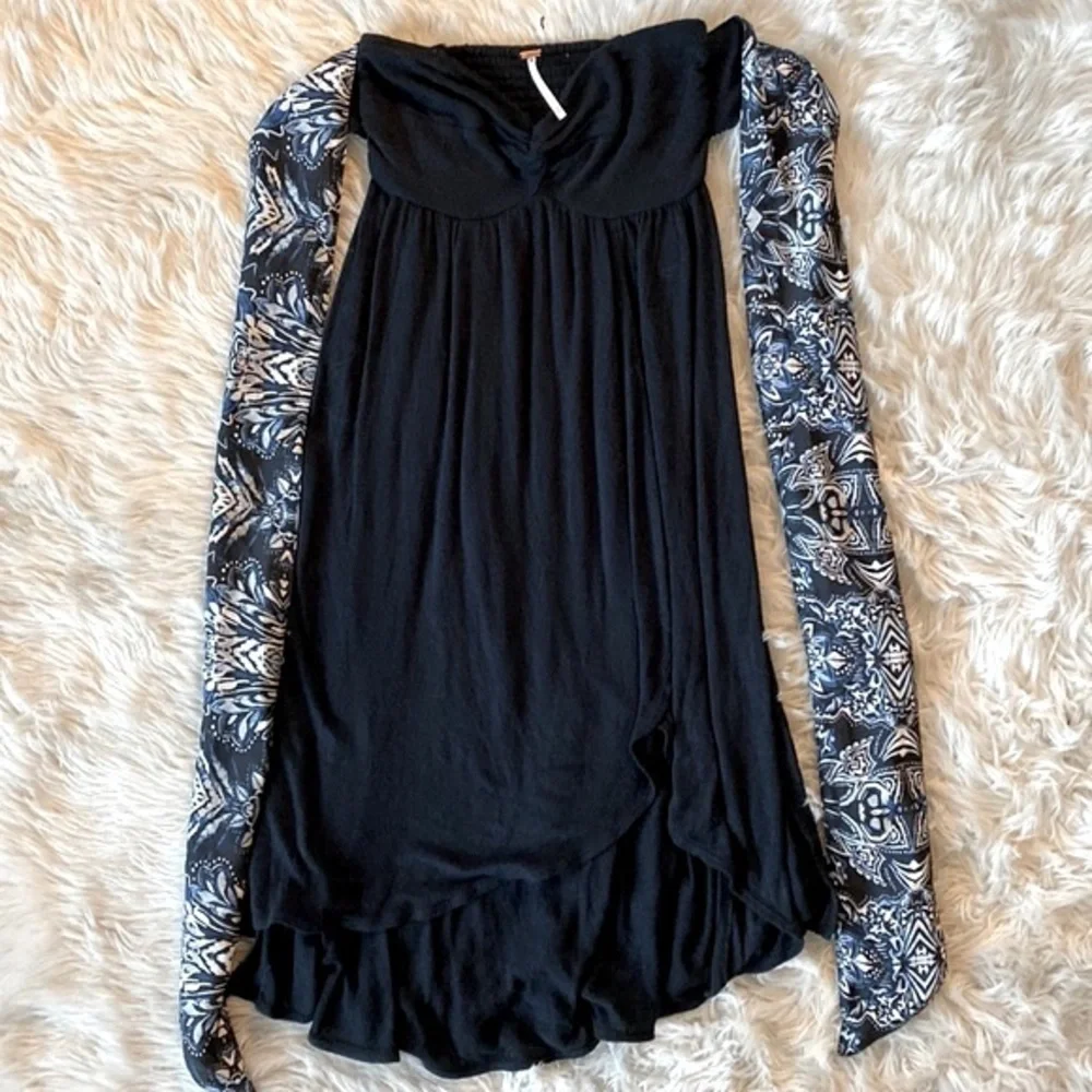 Free People Side Swept Tunic Open Dress